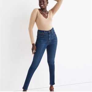 MADEWELL Curvy High-Rise Skinny Jeans, Size 28